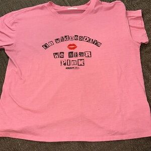 Maurices Mean Girl Pink Short Sleeve Tee